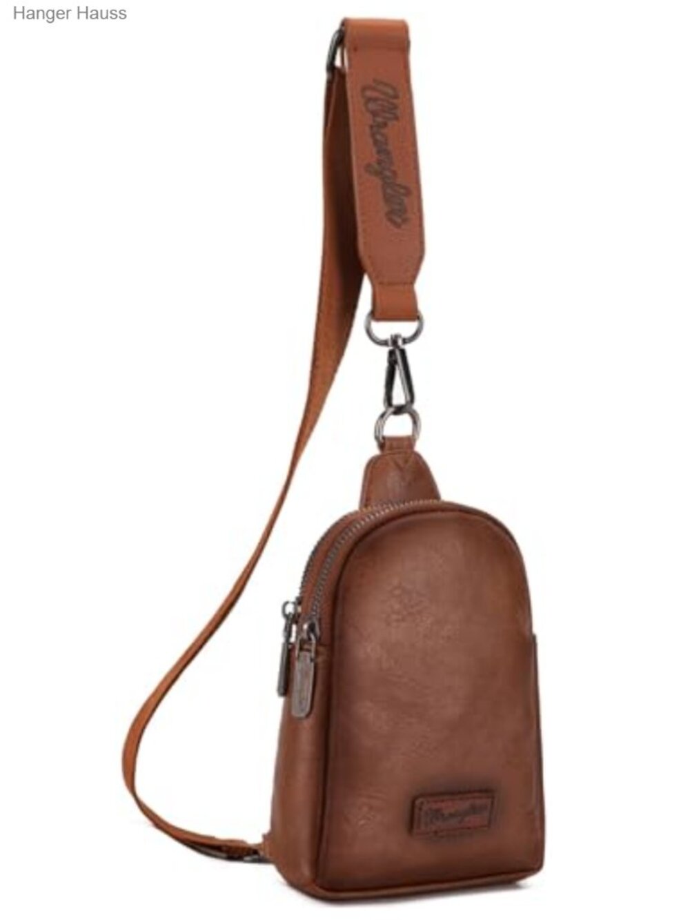 Vegan Leather Crossbody Sling Bag for Women Adjustable Strap Travel